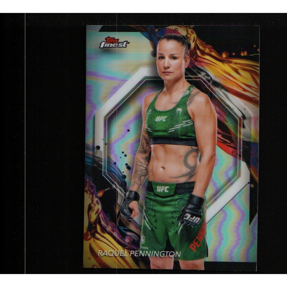 2024 Topps Chrome UFC Raquel Pennington #148 Uncommon Refractor Parallel